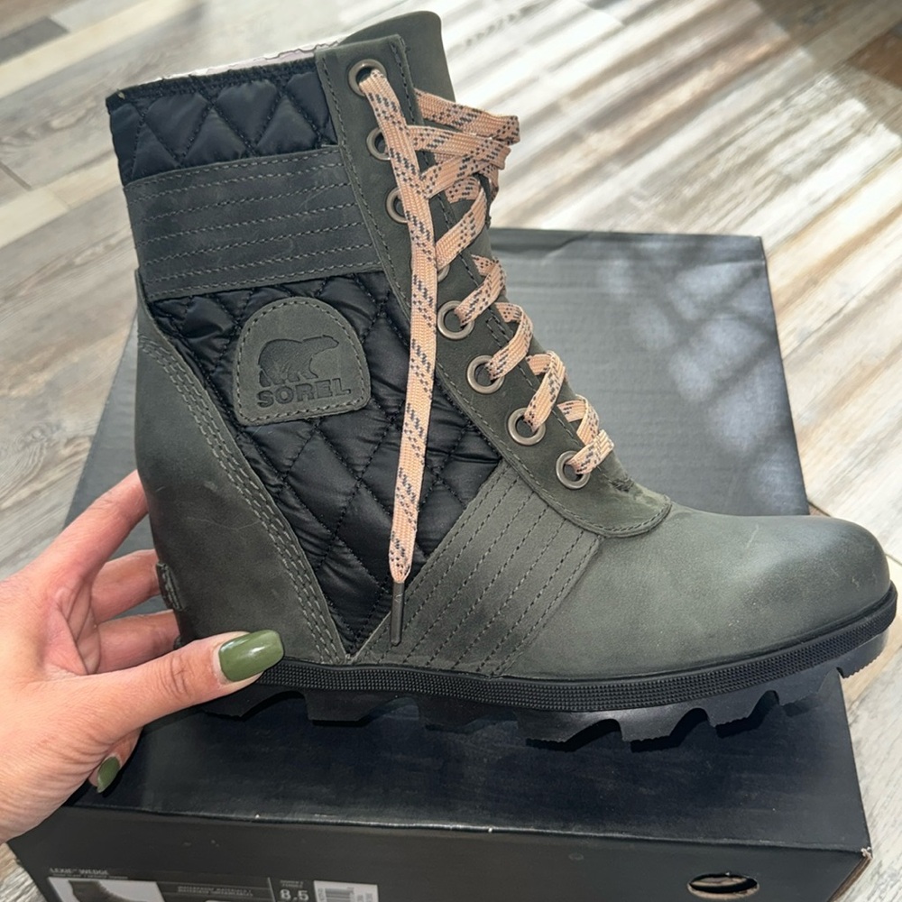 Lexie wedge boots